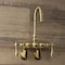 Kingston Brass AE81T7 Adjustable Center Wall Mount Tub Faucet, Brushed Brass AE81T7 - alternate 3
